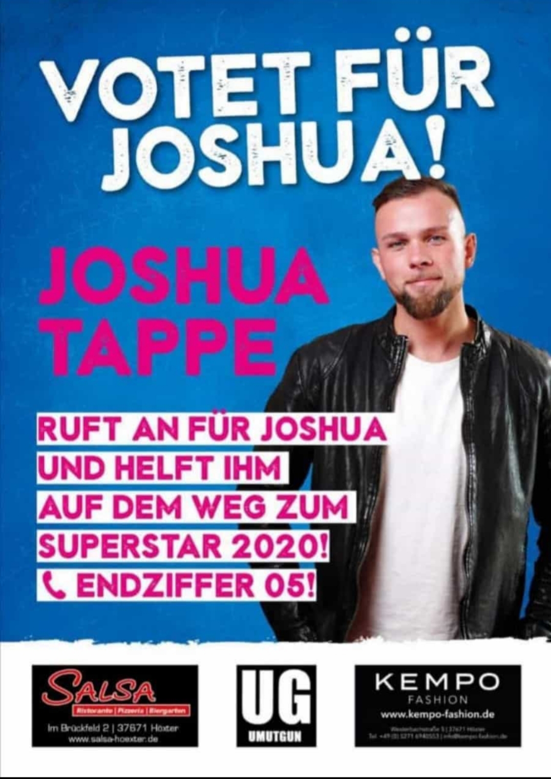 Joshua belegt den dritten Platz bei DSDS