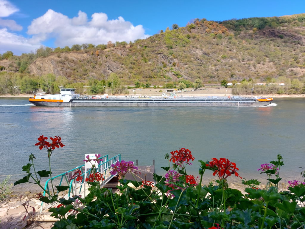 Motorradtour Rhein - Mosel, Rheinfähre Boppard