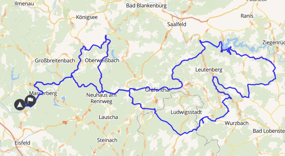 Motorrad Tour Thüringen 2020