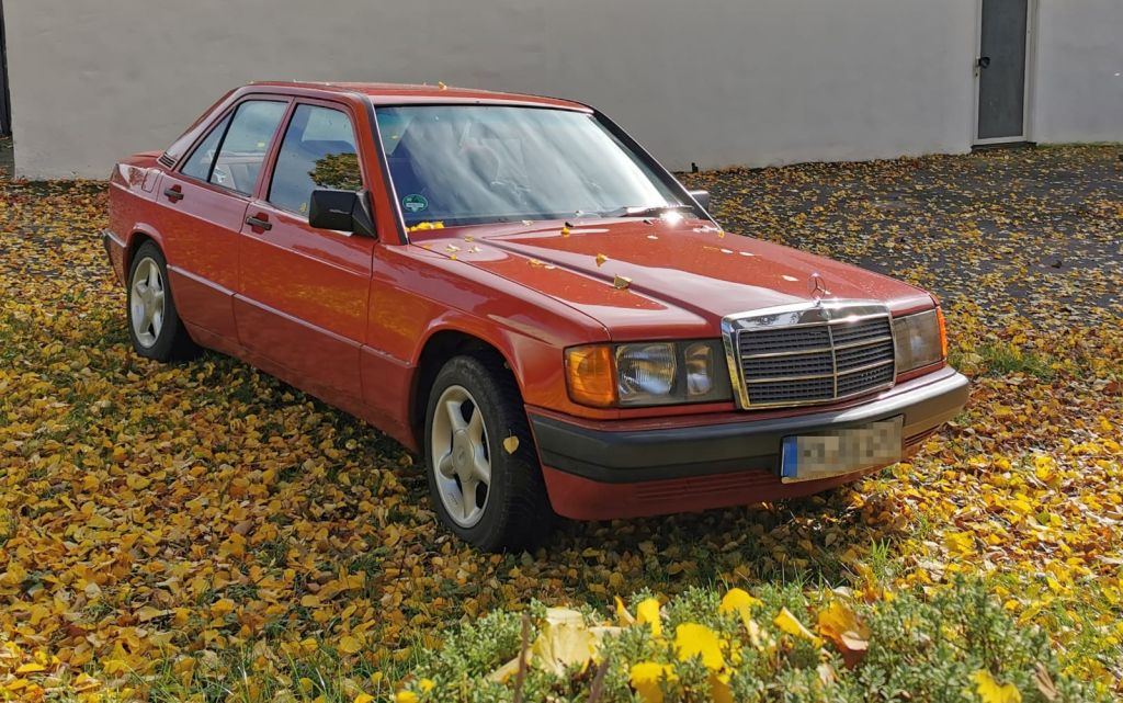 Mercedes 190E Geräusche Spannrolle Rippenriemen